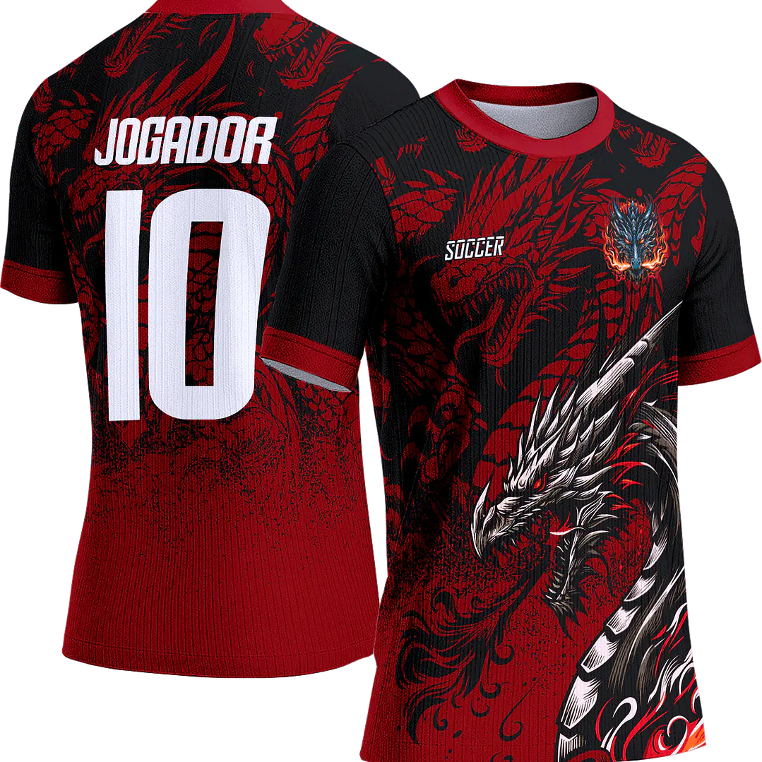 Arte Vetor Camisa Interclasse 637 Dragão 1