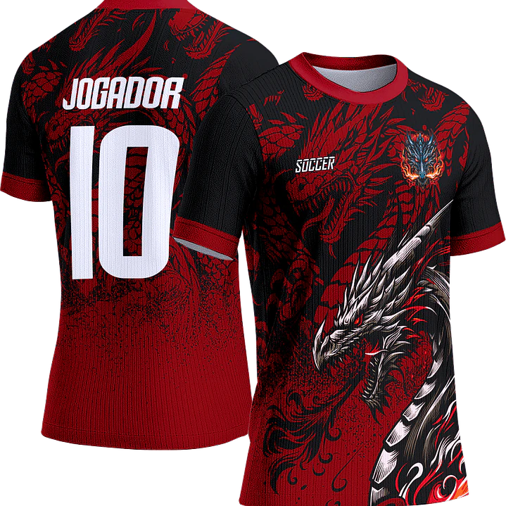 Arte Vetor Camisa Interclasse 637 Dragão 1