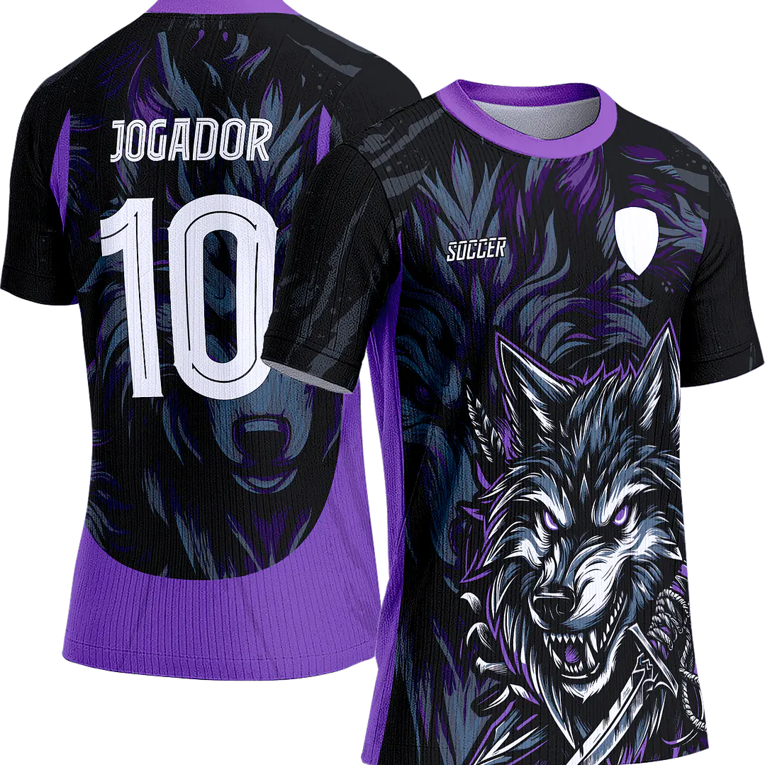 Arte Vetor Camisa Interclasse 641 Lobo 1