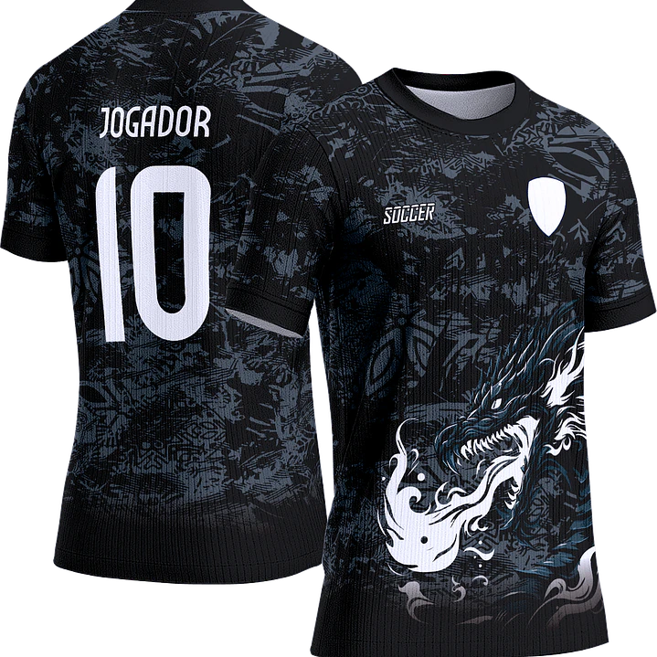 Arte Vetor Camisa Interclasse 642 Dragão 1