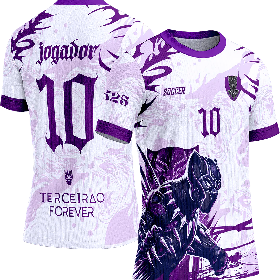 Arte Vetor Camisa Interclasse 644 Pantera Negra 1