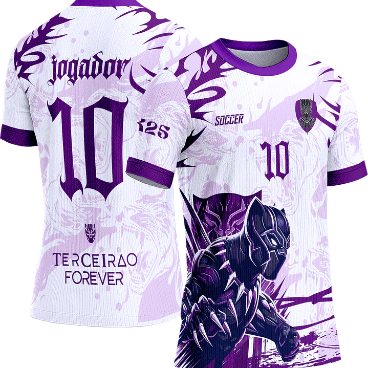 Arte Vetor Camisa Interclasse 644 Pantera Negra 1