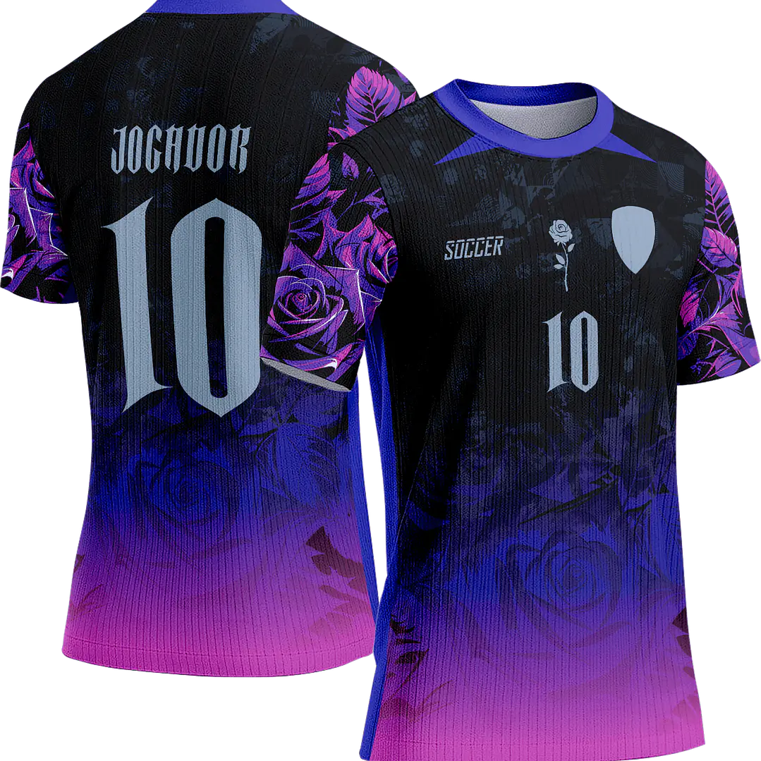 Arte Vetor Camisa Interclasse 647 Floral 1