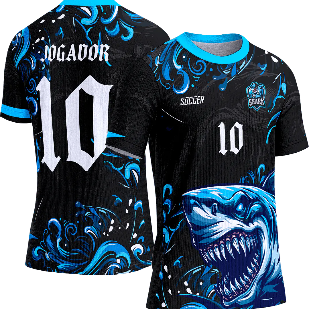 Arte Vetor Camisa Interclasse 649 Tubarão 1