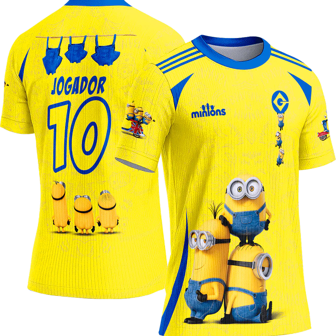 Arte Vetor Camisa Interclasse 654 Minions 1