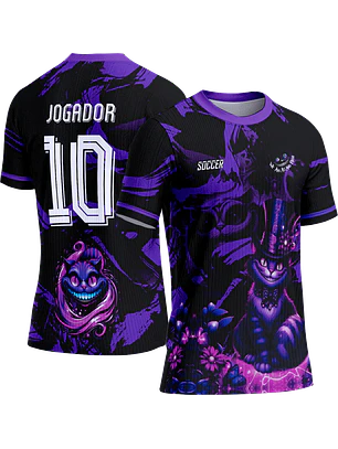 Arte Vetor Camisa Interclasse 659 Gato Cheshire