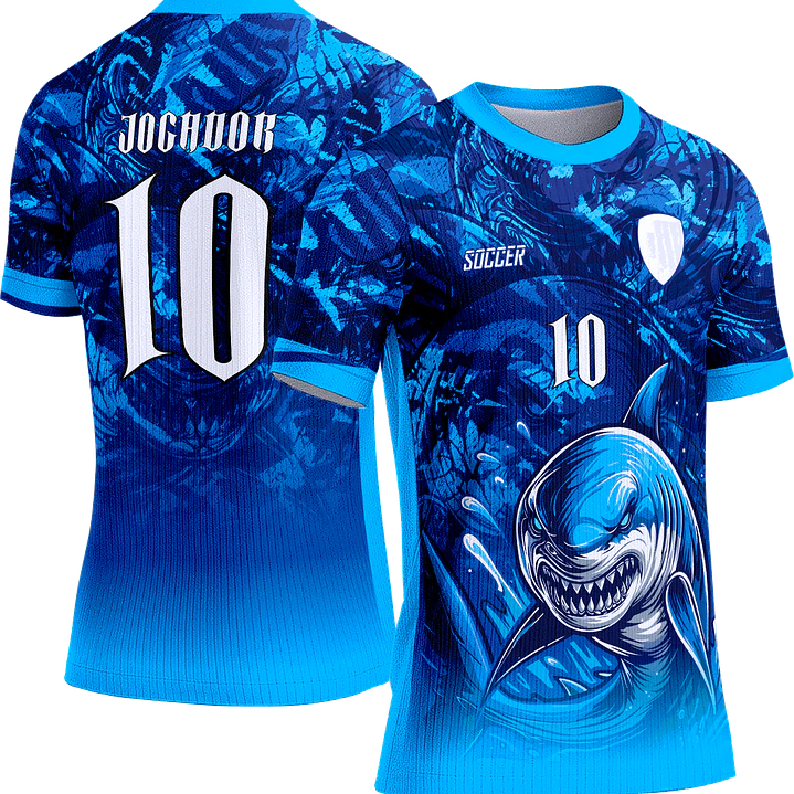 Arte Vetor Camisa Interclasse 670 Tubarão 1