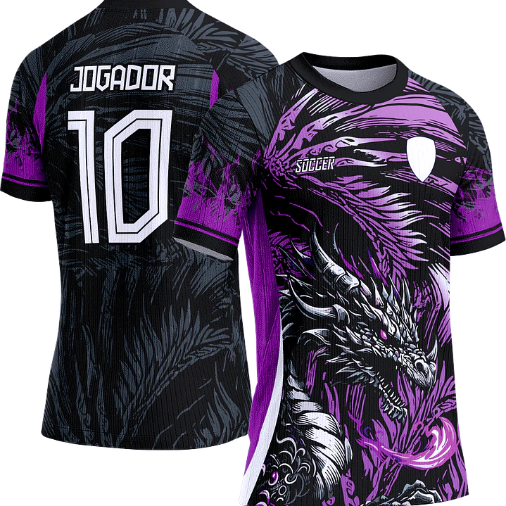 Arte Vetor Camisa Interclasse 681 Dragão 1