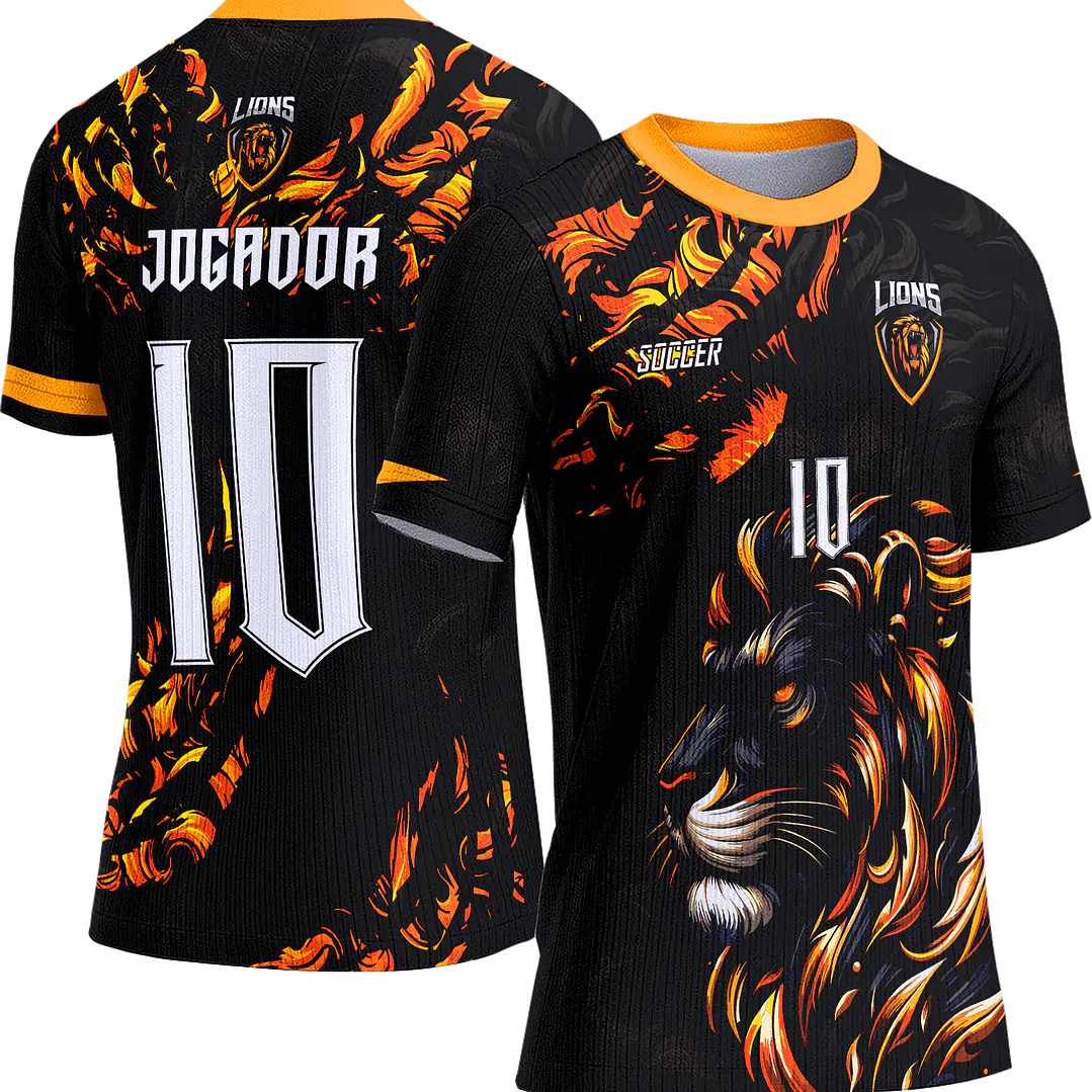 Arte Vetor Camisa Interclasse 689 Leão 1