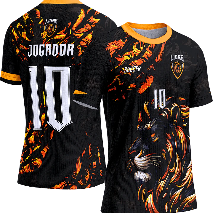 Arte Vetor Camisa Interclasse 689 Leão 1