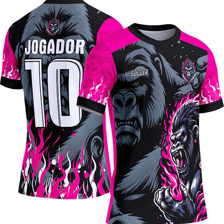 Arte Vetor Camisa Interclasse 692 Gorila 1