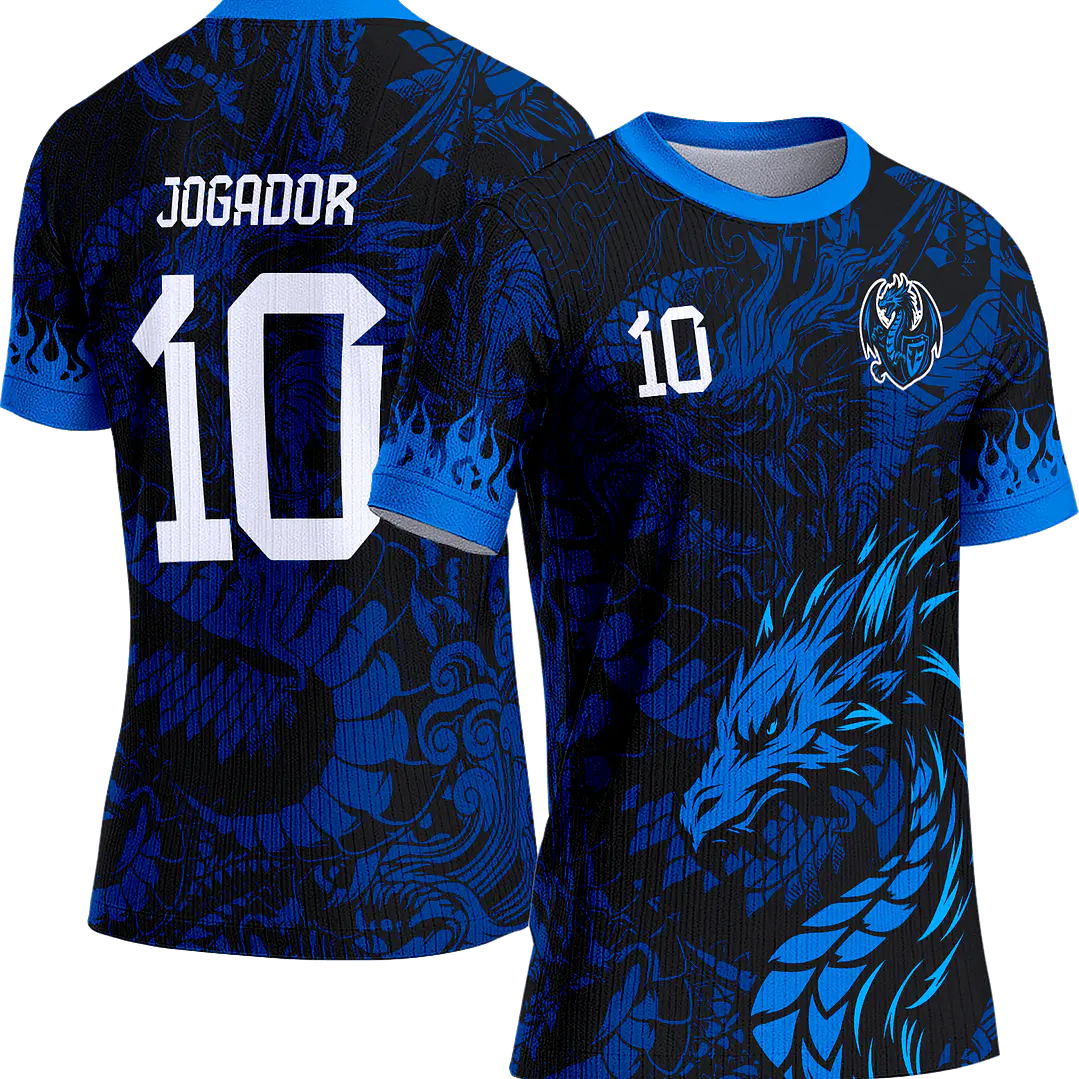 Arte Vetor Camisa Interclasse 696 Dragão 1