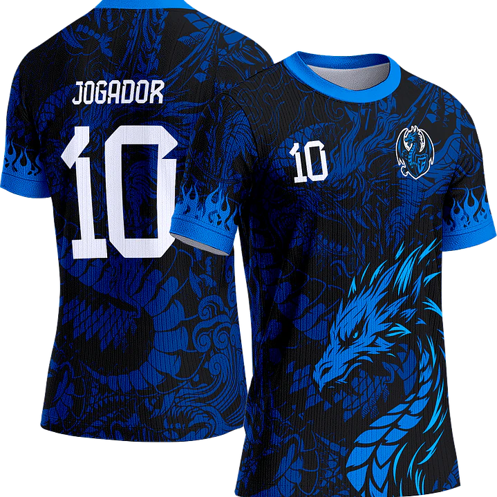 Arte Vetor Camisa Interclasse 696 Dragão 1