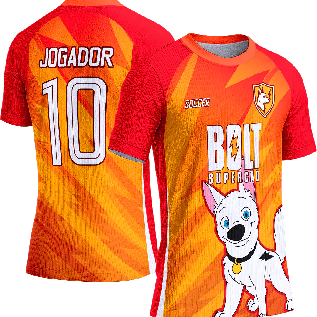 Arte Vetor Camisa Interclasse 704 Bolt Supercão 1