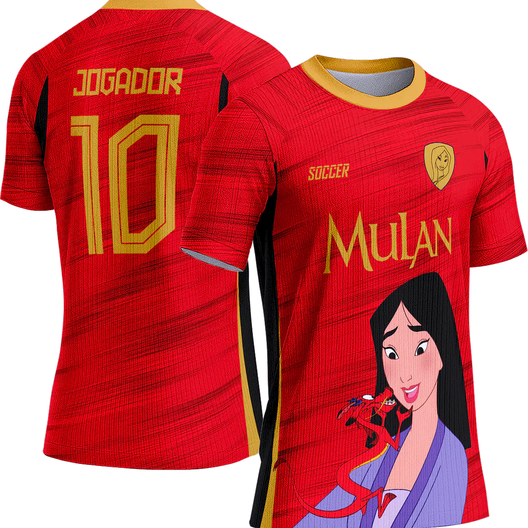 Arte Vetor Camisa Interclasse 708 Mulan 1