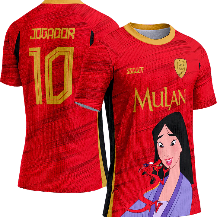 Arte Vetor Camisa Interclasse 708 Mulan 1