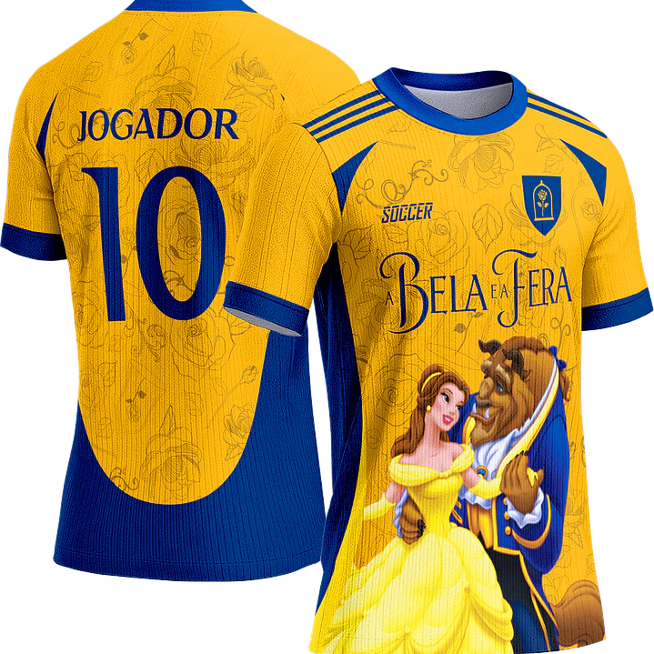 Arte Vetor Camisa Interclasse 709 A Bela e a Fera 1