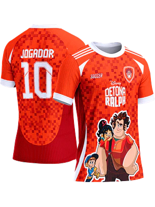 Arte Vetor Camisa Interclasse 711 Detona Ralph