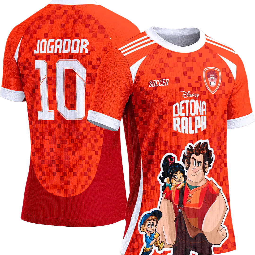 Arte Vetor Camisa Interclasse 711 Detona Ralph 1
