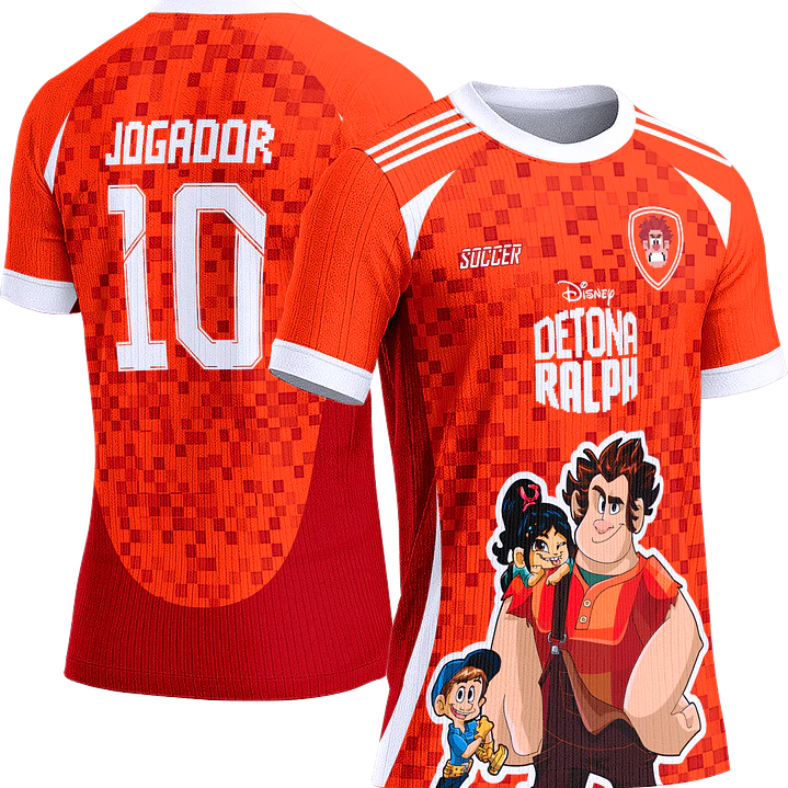 Arte Vetor Camisa Interclasse 711 Detona Ralph 1