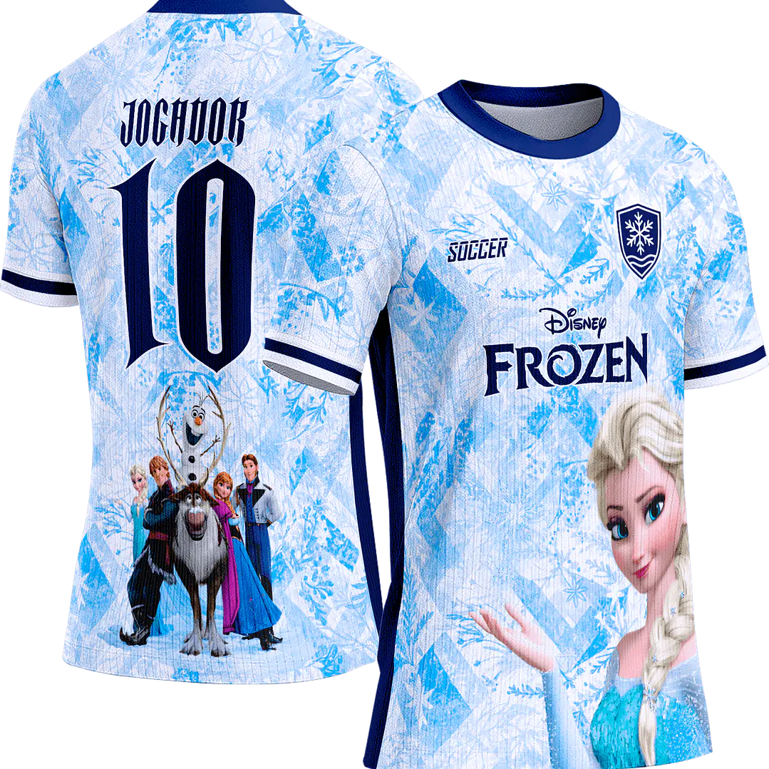 Arte Vetor Camisa Interclasse 712 Frozen 1