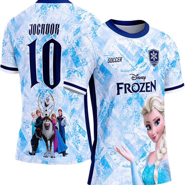 Arte Vetor Camisa Interclasse 712 Frozen 1
