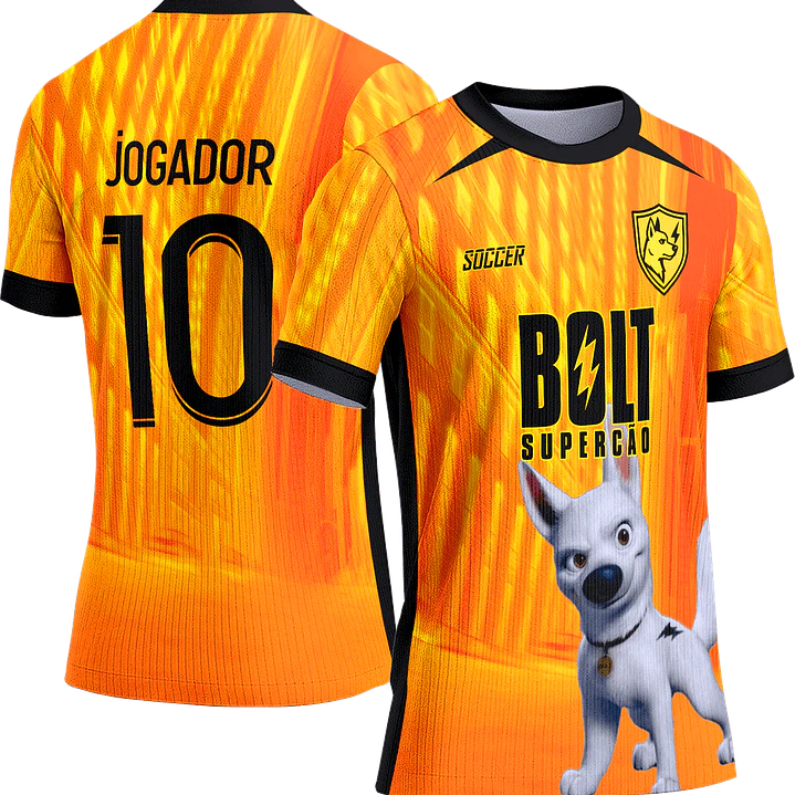 Arte Vetor Camisa Interclasse 713 Bolt Supercão 1