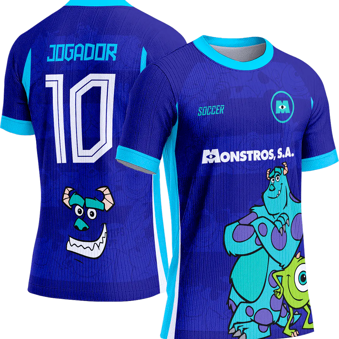 Arte Vetor Camisa Interclasse 714 Monstros S.A 1