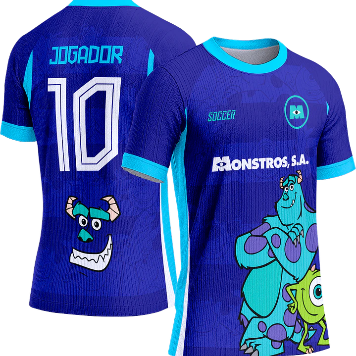Arte Vetor Camisa Interclasse 714 Monstros S.A 1