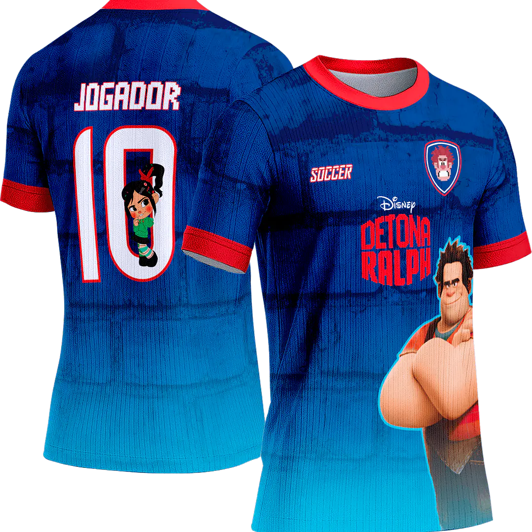 Arte Vetor Camisa Interclasse 716 Detona Ralph 1