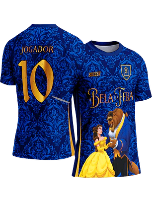 Arte Vetor Camisa Interclasse 717 A Bela e a Fera