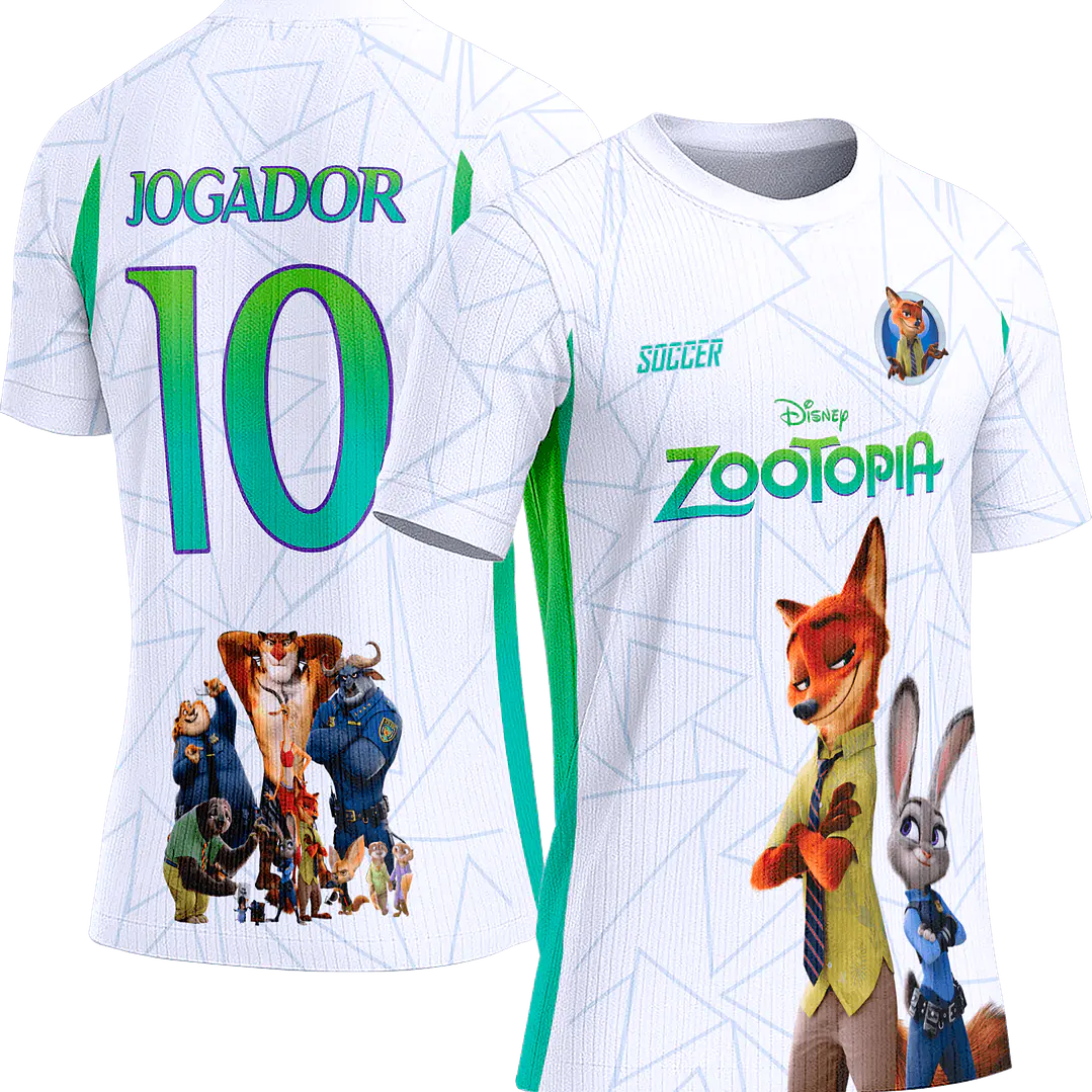 Arte Vetor Camisa Interclasse 718 Zootopia 1