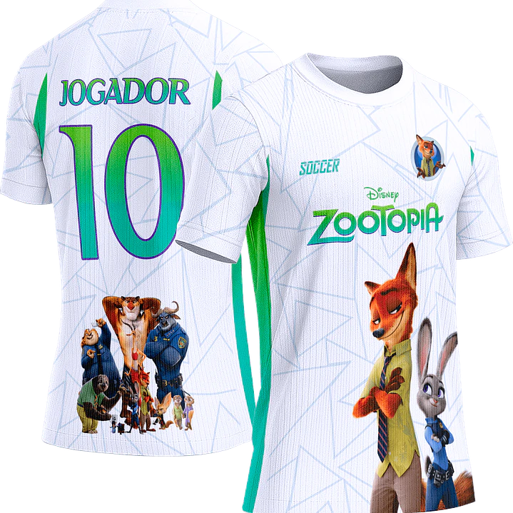 Arte Vetor Camisa Interclasse 718 Zootopia 1