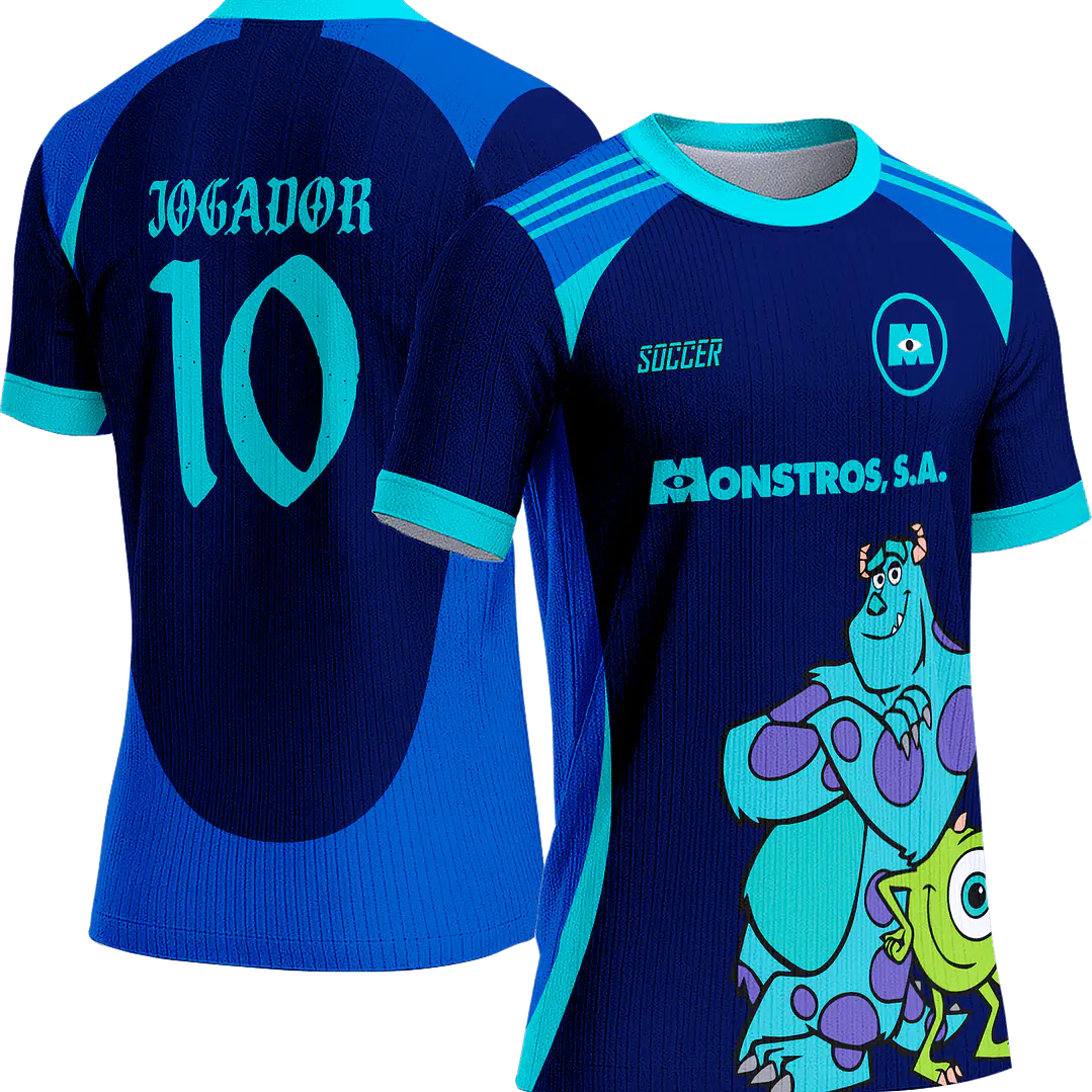 Arte Vetor Camisa Interclasse 719 Monstros S.A 1
