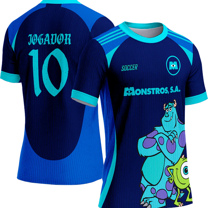 Arte Vetor Camisa Interclasse 719 Monstros S.A 1