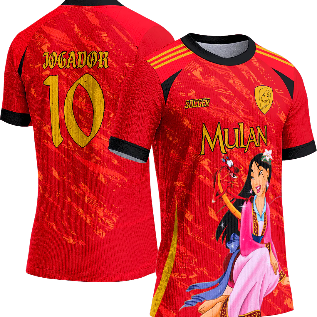 Arte Vetor Camisa Interclasse 720 Mulan 1