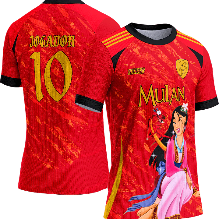 Arte Vetor Camisa Interclasse 720 Mulan 1