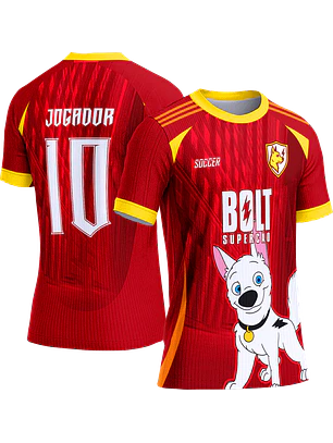 Arte Vetor Camisa Interclasse 724 Bolt Supercão