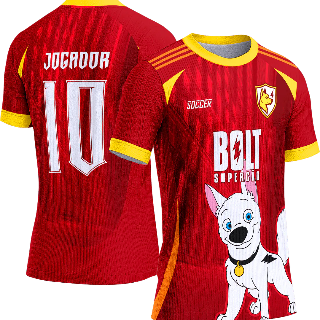 Arte Vetor Camisa Interclasse 724 Bolt Supercão 1