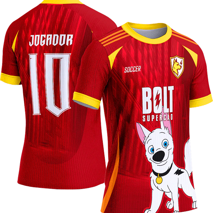 Arte Vetor Camisa Interclasse 724 Bolt Supercão 1