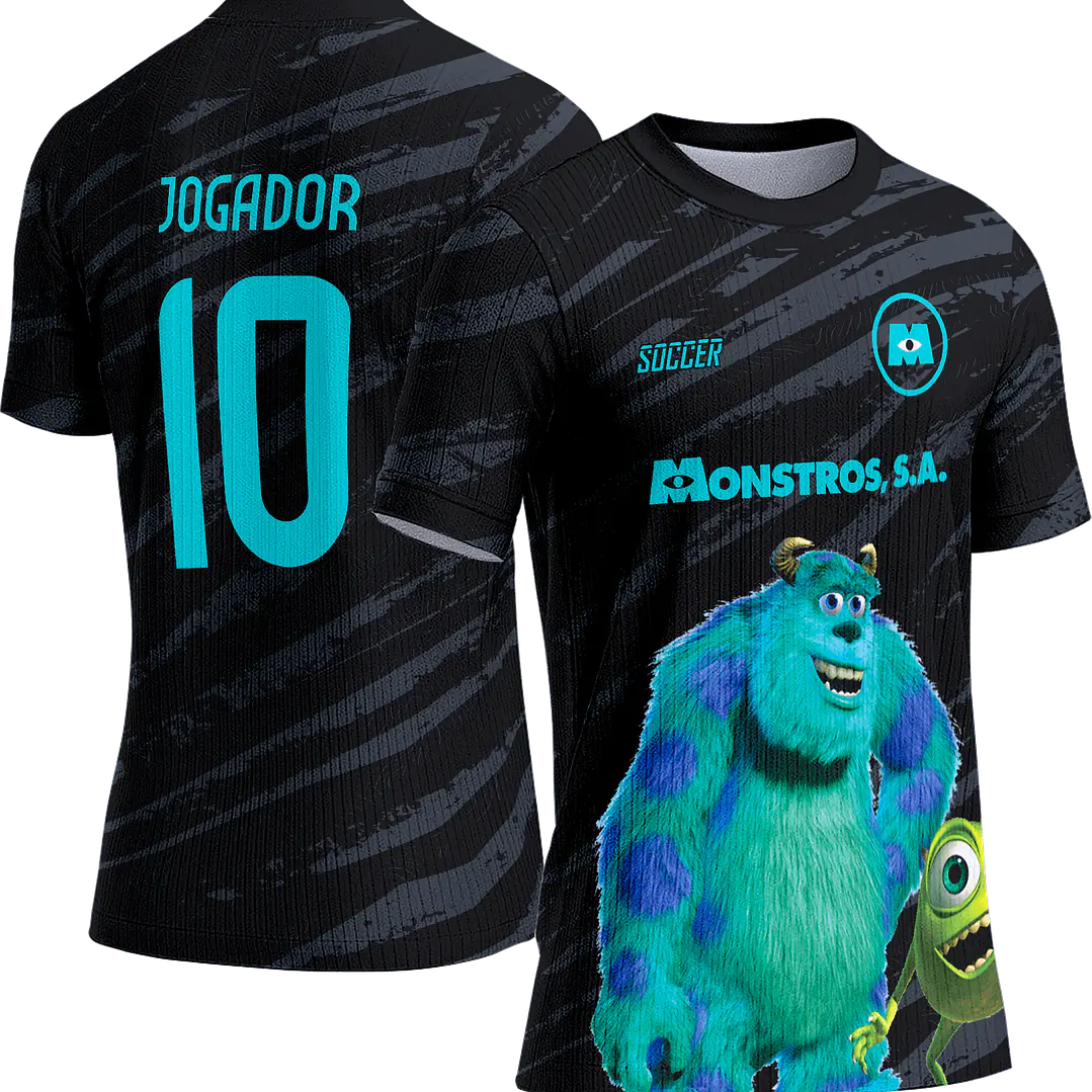 Arte Vetor Camisa Interclasse 727 Monstros S.A 1