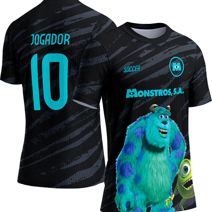 Arte Vetor Camisa Interclasse 727 Monstros S.A 1