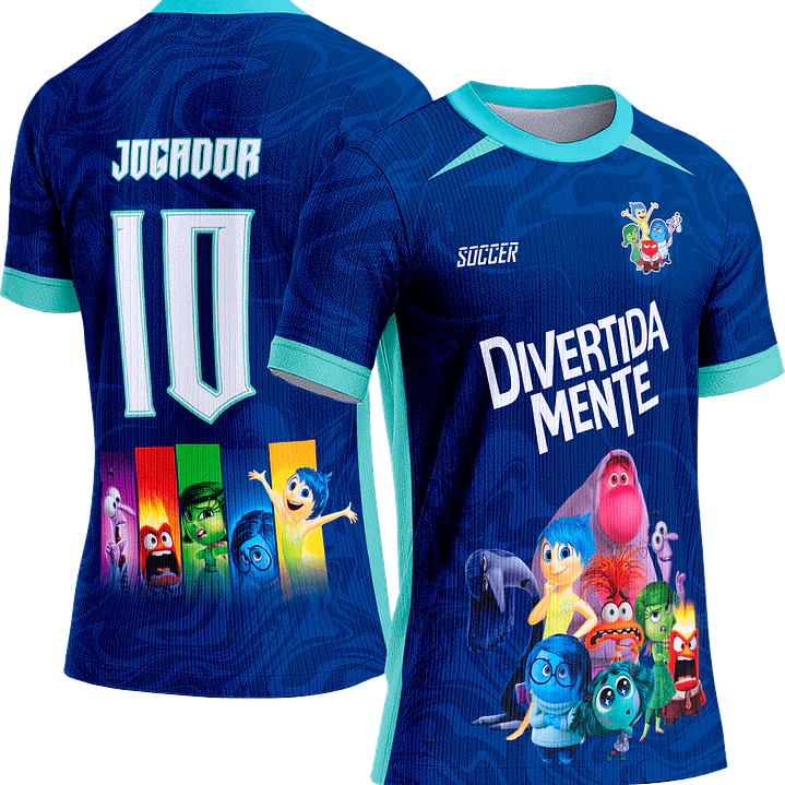 Arte Vetor Camisa Interclasse 730 Divertidamente 1