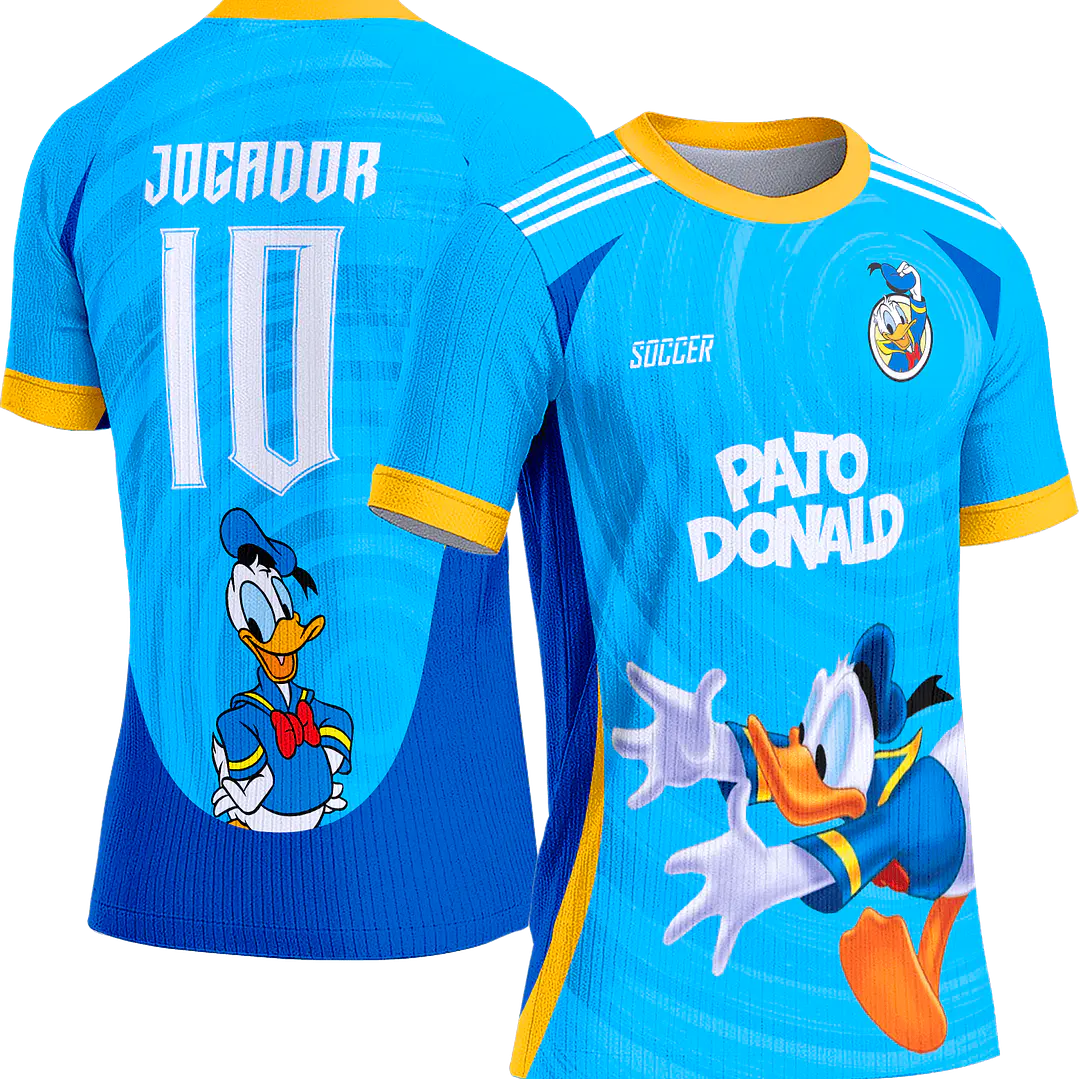Arte Vetor Camisa Interclasse 733 Pato Donald 1
