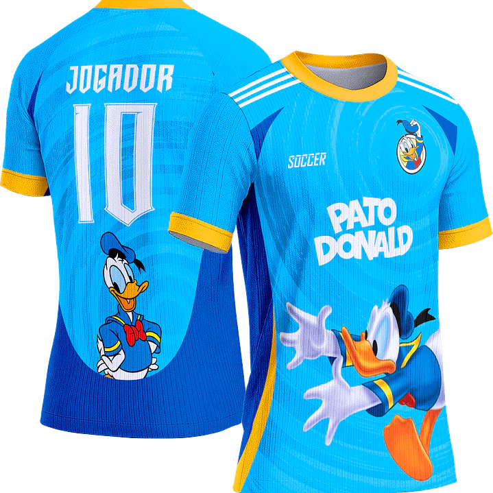 Arte Vetor Camisa Interclasse 733 Pato Donald 1
