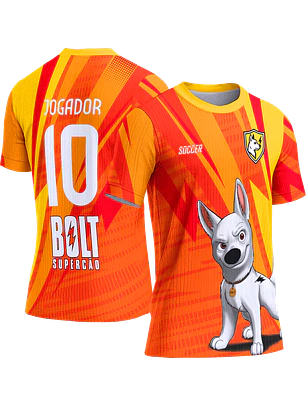 Arte Vetor Camisa Interclasse 735 Bolt Supercão