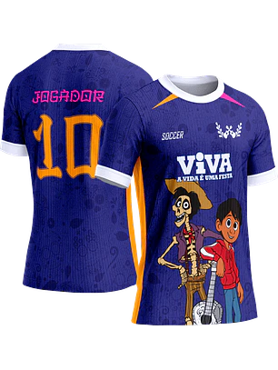 Arte Vetor Camisa Interclasse 736 Viva-A Vida é uma Festa