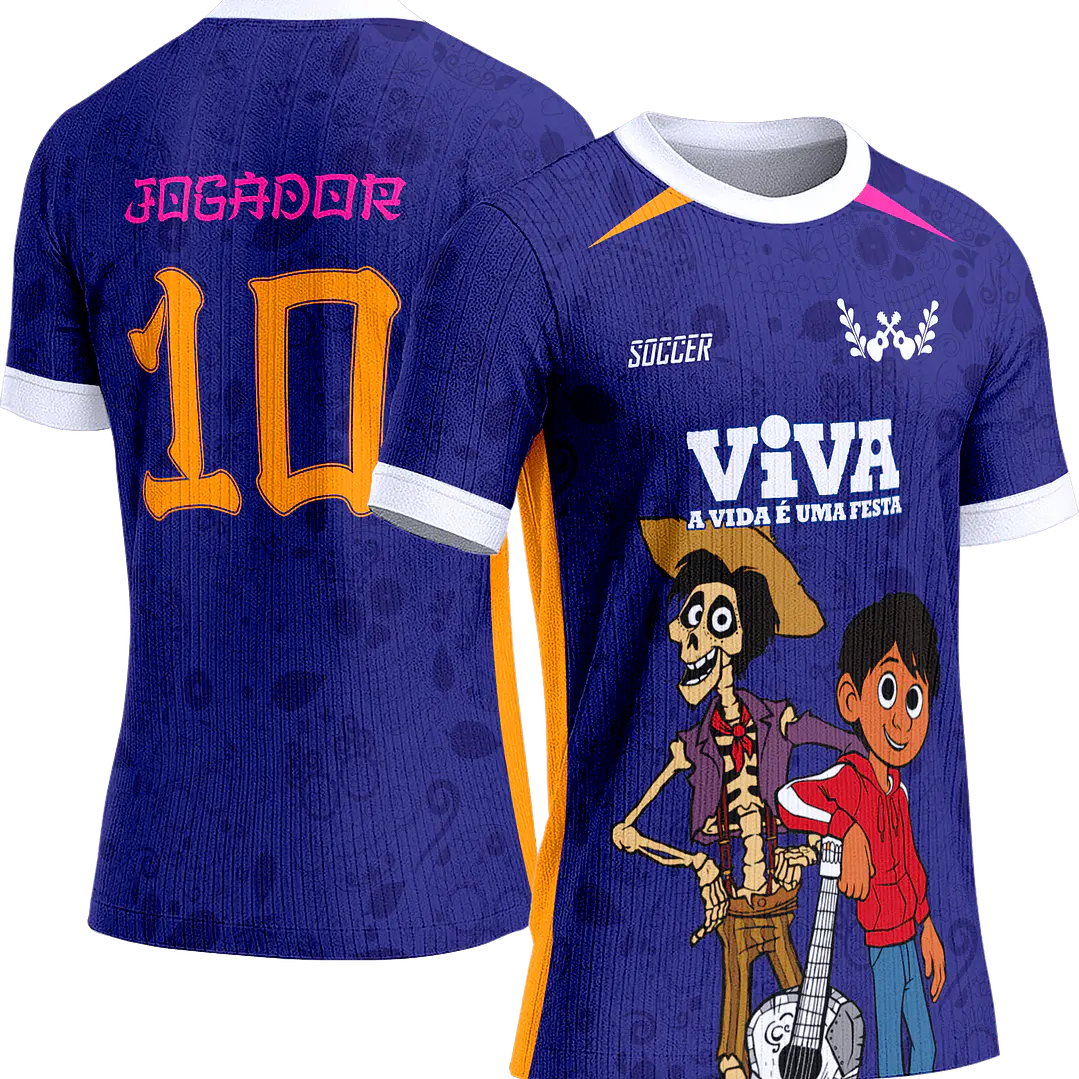 Arte Vetor Camisa Interclasse 736 Viva-A Vida é uma Festa 1