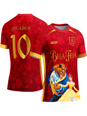 Arte Vetor Camisa Interclasse 738 A Bela e a Fera