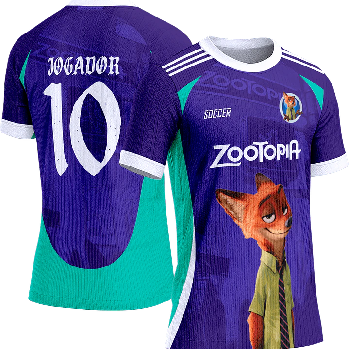 Arte Vetor Camisa Interclasse 740 Zootopia 1